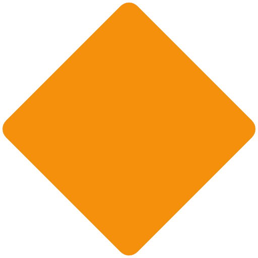 Small Orange Diamond Emoji from Twemoji Set