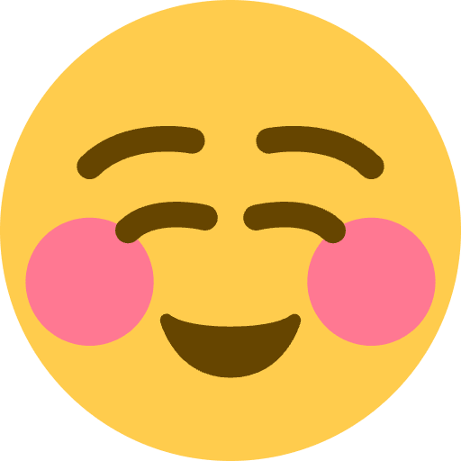 Smiling Face Emoji from Twemoji Set