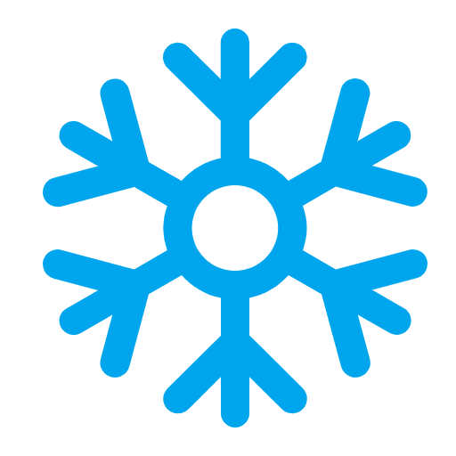 Snowflake Flat Element from Fluent Emoji Flat Set