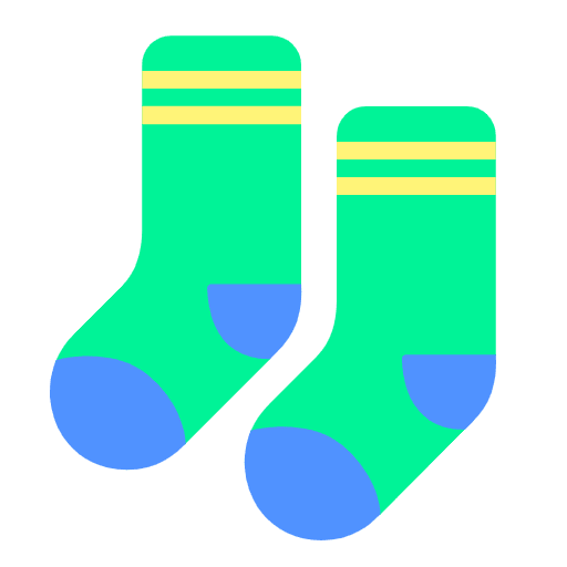 Socks Flat Emoji from Fluent Emoji Flat Set