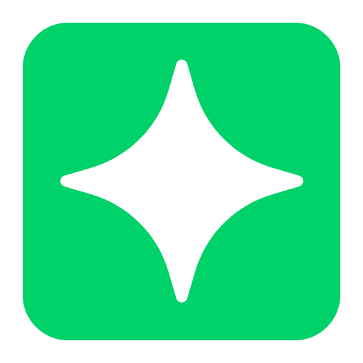 Sparkle Flat Emoji from Fluent Emoji Flat Set