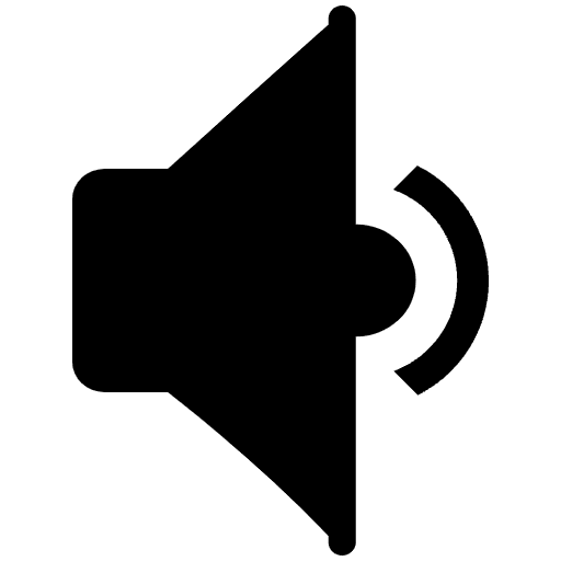 Speaker Medium Volume Emoji from EmojiTwo Black Set