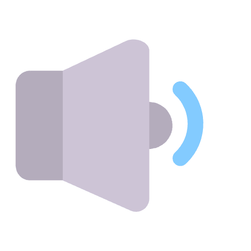 Speaker Medium Volume Flat Emoji from Fluent Emoji Flat Set