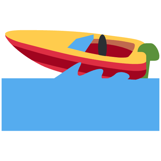 Speedboat Element from Twemoji Emoji Set