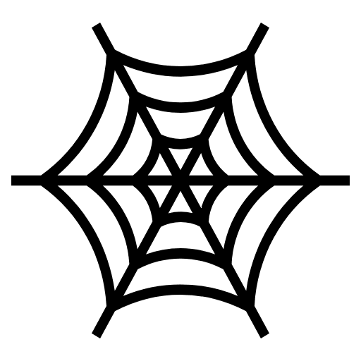 Spider Web Element from EmojiTwo Black Set