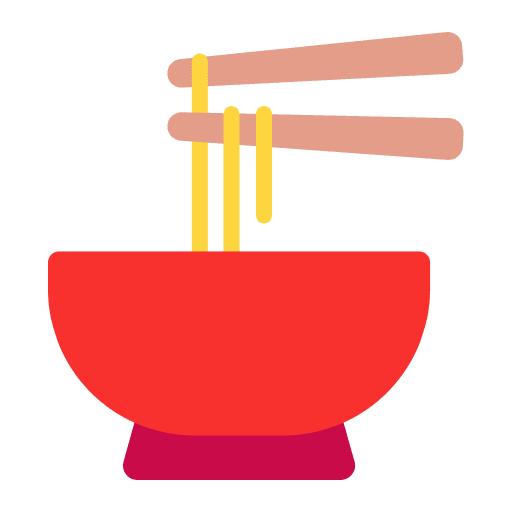 Steaming Bowl Flat Element from Fluent Emoji Flat Set