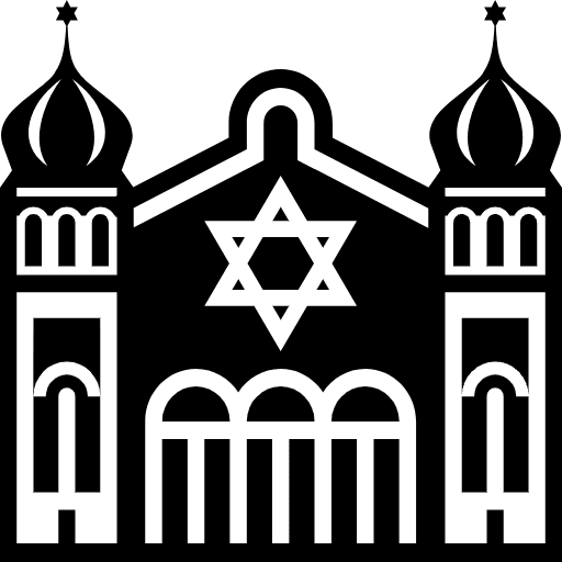 Synagogue Emoji from EmojiTwo Black Set