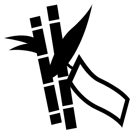 Tanabata Tree Emoji from EmojiTwo Black Set