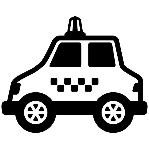 Taxi Element from EmojiTwo Black Set