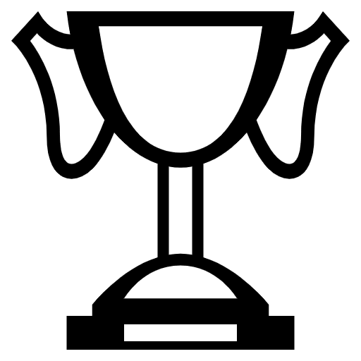 Trophy Emoji from EmojiTwo Black Set