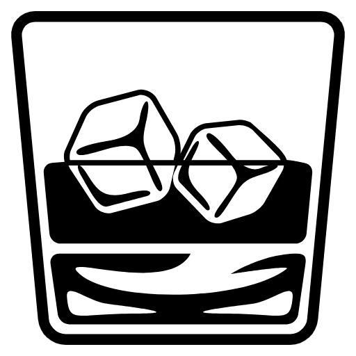 Tumbler Glass Emoji from EmojiTwo Black Set