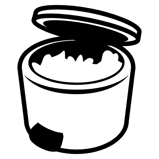 Wastebasket Emoji from EmojiTwo Black Set