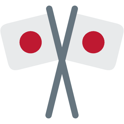 Crossed Flags Emoji from Twemoji Emoji Set