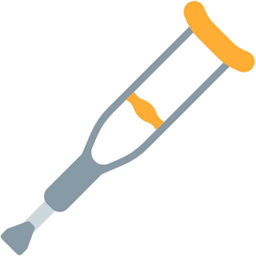 Crutch Element from Twemoji Emoji Set