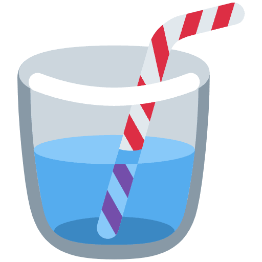 Cup With Straw Emoji from Twemoji Set