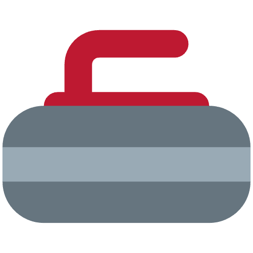 Curling Stone Emoji from Twemoji Emoji Set