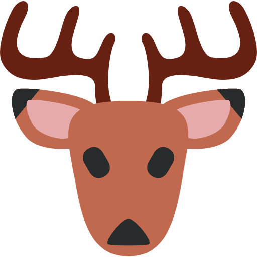 Deer Element from Twemoji Emoji Set