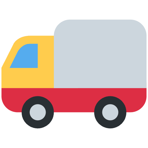 Delivery Truck Emoji from Twemoji Emoji Set