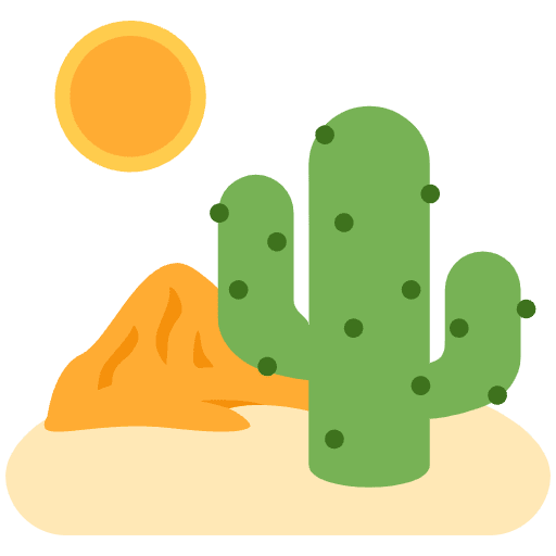 Desert Emoji from Twemoji Emoji Set