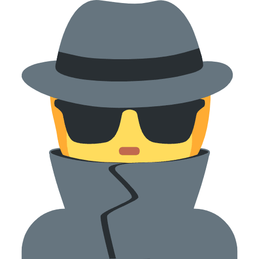 Detective Emoji from Twemoji Emoji Set