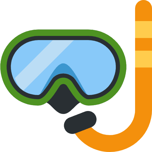 Diving Mask Emoji from Twemoji Set