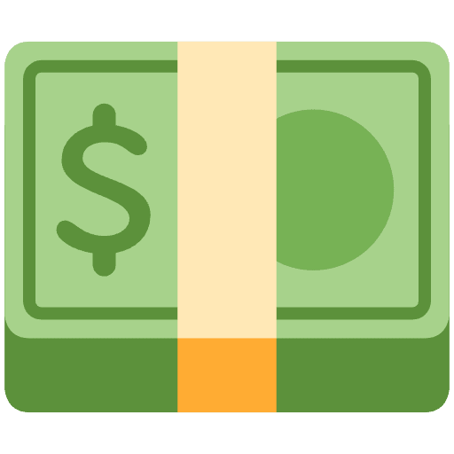 Dollar Banknote Emoji from Twemoji Set