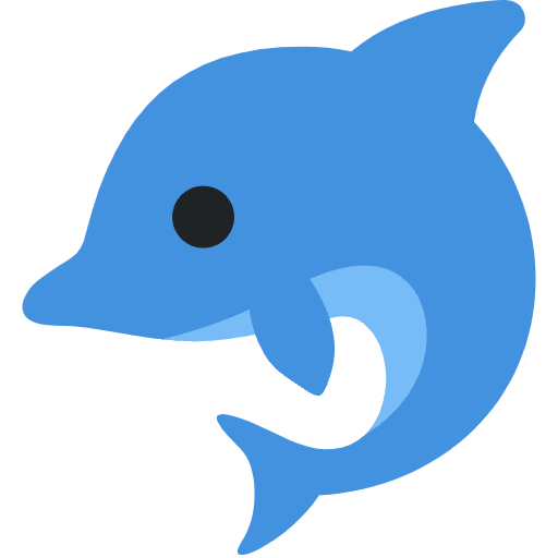Dolphin Emoji from Twemoji Emoji Set