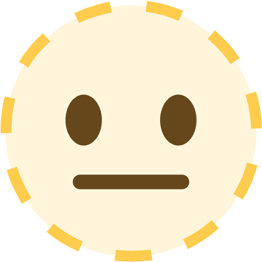 Dotted Line Face Emoji from Twemoji Set