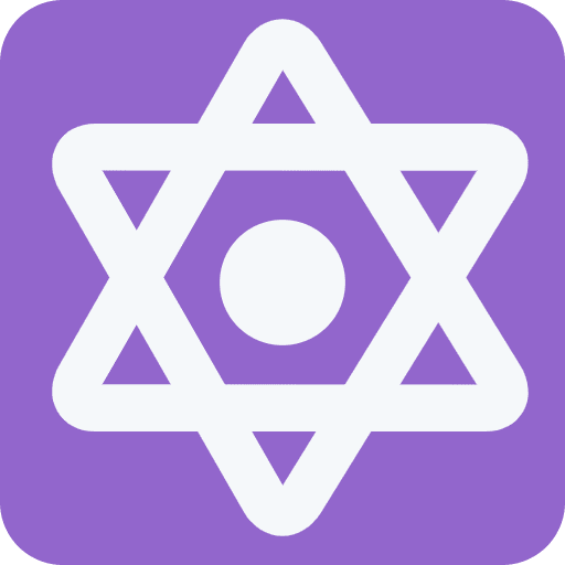 Dotted Six Pointed Star Emoji from Twemoji Set