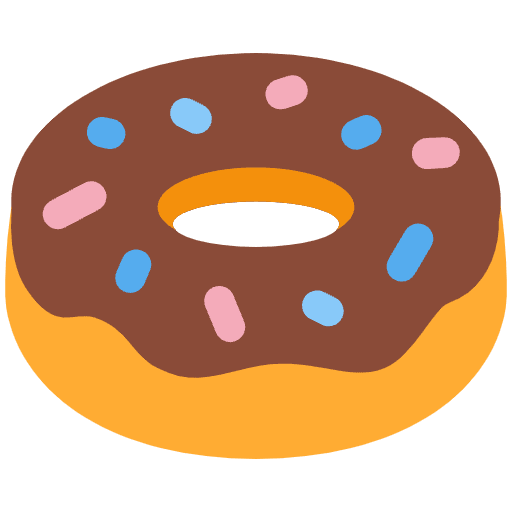 Doughnut Element from Twemoji Emoji Set
