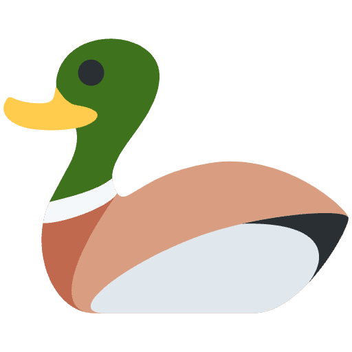 Duck Emoji from Twemoji Emoji Set