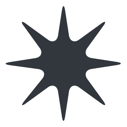 Eight Pointed Star Emoji from Twemoji Emoji Set