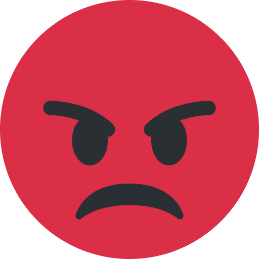 Enraged Face Emoji from Twemoji Emoji Set