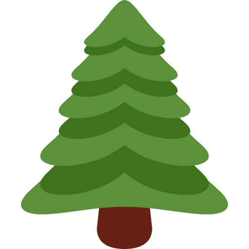 Evergreen Tree Element from Twemoji Emoji Set