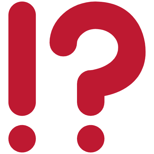 Exclamation Question Mark Emoji from Twemoji Emoji Set