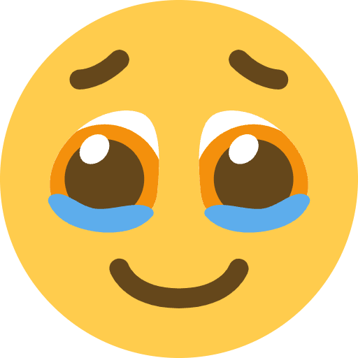 Face Holding Back Tears Emoji from Twemoji Emoji Set