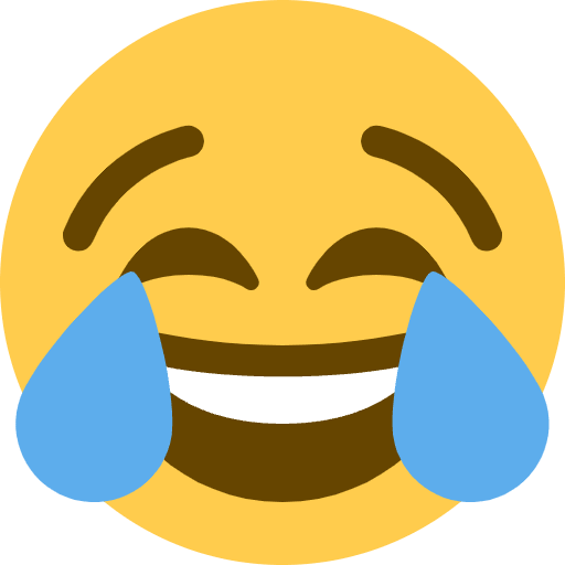 Face With Tears Of Joy Emoji from Twemoji Set