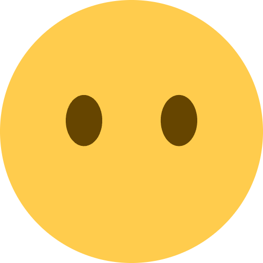 Face Without Mouth Emoji from Twemoji Emoji Set