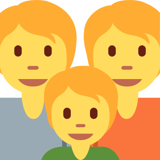 Family Emoji from Twemoji Set