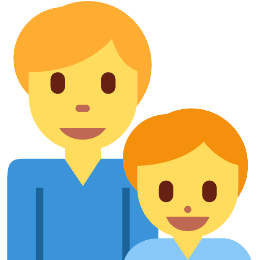 Family Man Boy Element from Twemoji Emoji Set