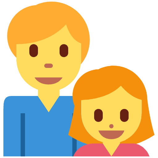 Family Man Girl Emoji from Twemoji Set