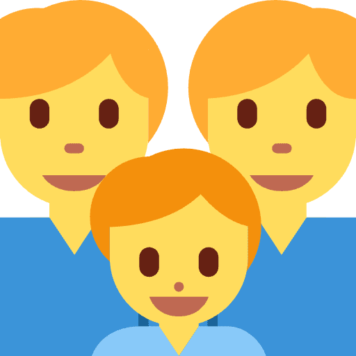 Family Man Man Boy Emoji from Twemoji Set