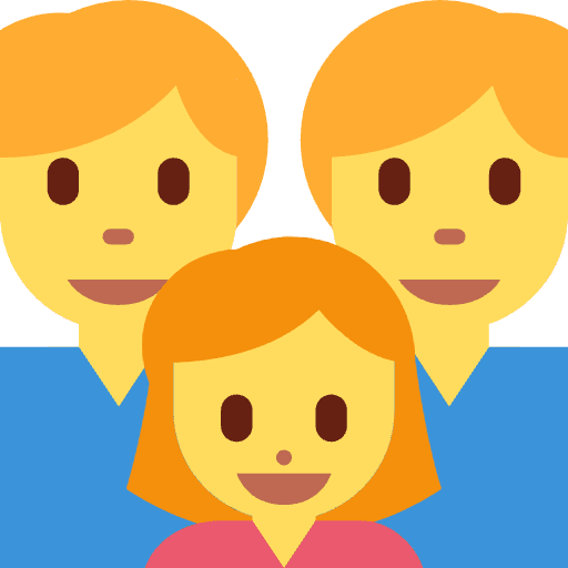 Family Man Man Girl Emoji from Twemoji Emoji Set