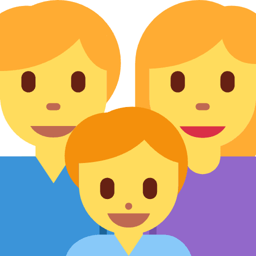 Family Man Woman Boy Element from Twemoji Emoji Set