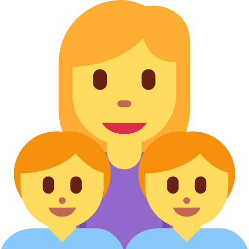 Family Woman Boy Boy Element from Twemoji Emoji Set