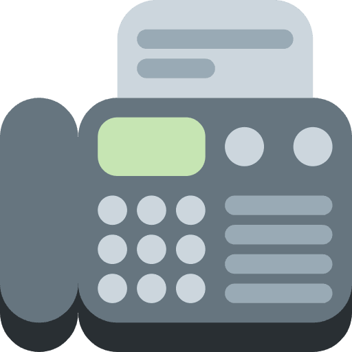 Fax Machine Element from Twemoji Emoji Set