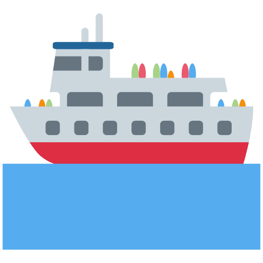 Ferry Emoji from Twemoji Emoji Set