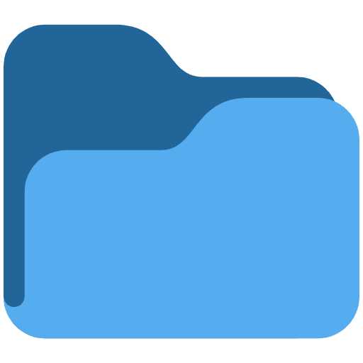 File Folder Emoji from Twemoji Set