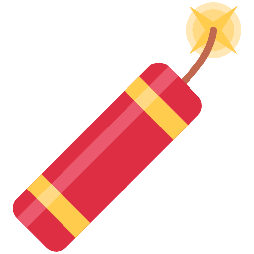 Firecracker Emoji from Twemoji Set