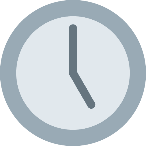 Five O’clock Emoji from Twemoji Emoji Set